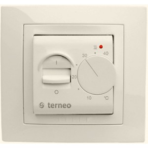 Терморегулятор для теплого пола TERNEO MEX UNIC слоновая кость